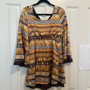Judith March Multicolor Boho Dress